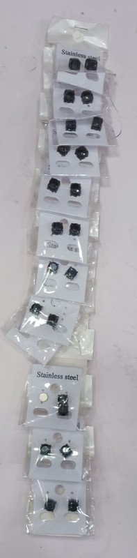 Stanless Steel Boucles d'Oreilles Set/12pcs - CXED005